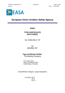 TCDS EASA IM A 115 B787 Issue 27