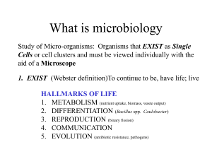 1.2 Introduction to Microbiology