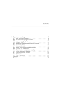 Importance Sampling