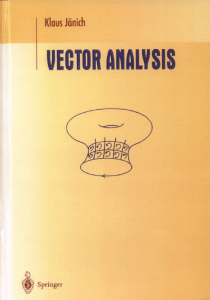   Jänich K. Vector Analysis