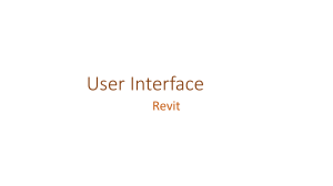 User Interface revit