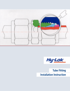 Hy Lok Tube Fitting Installation Procudures