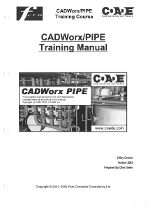 pdfcoffee.com cadworx-trainingpdf-pdf-free