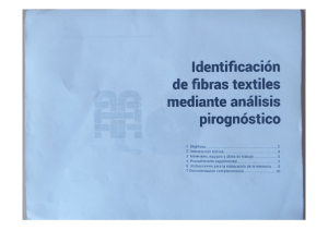 Identificación de fibras textiles
