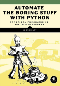 1 . Automate the Boring Stuff with Python