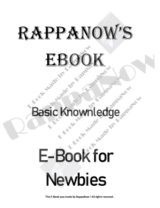 RappaNow's Cracking E-Book
