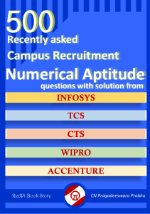 500 most asked apti ques in tcs, wipro, infos(105pgs)
