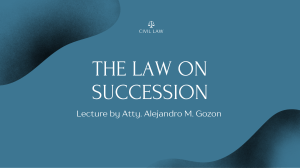 The-Law-on-Succession-PowerPoint