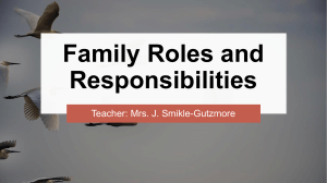 Family Roles and Responsibilities