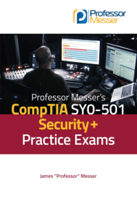 Practice Test for Security +