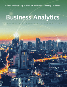 Essential of Business Analytic 3rd Ed