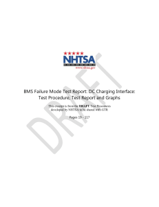 BMS Failure Mode Test Report: DC Charging Interface