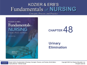URINARY ELIMINATION POWERPOINT KOZIER AND ERBS