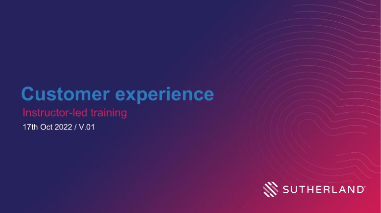 Customer Experience