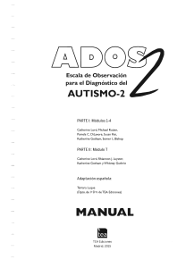 Manual ADOS 2