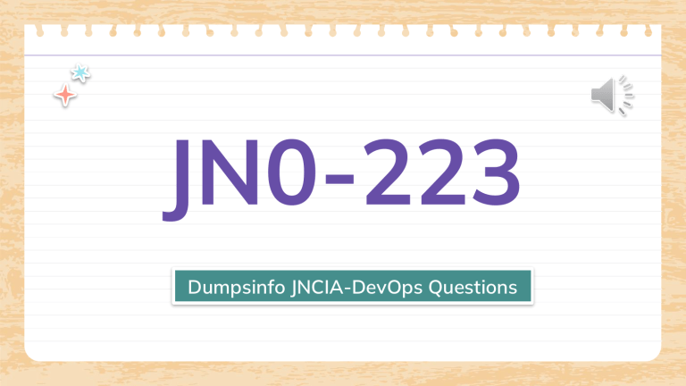 JN0-223 Testking