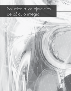 Cálculo integral - Soluciones (Conamat)