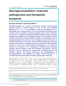 sarcoglycanopathies-molecular-pathogenesis-and-therapeutic-prospects