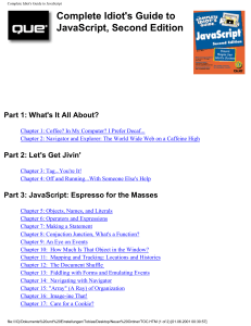 Weiss A. - Complete Idiot's Guide to JavaScript (1997)