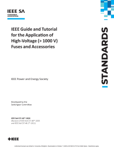 High-Voltage Fuse Application Guide