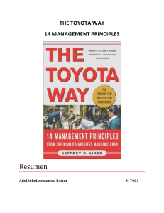 the toyota way 14 management principles resumenes