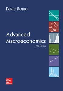 Advanced Macroeconomics by David Romer (5th edition, 2019)