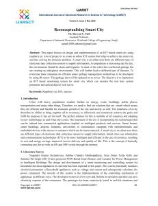 IoT Smart City Design with Raspberry Pi