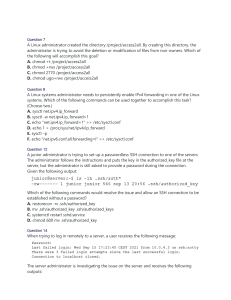 Linux+ 005 Questions