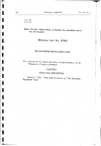 2019Legislation RA-8799-Securities-Regulation-Code-2000