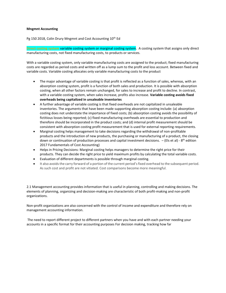 Case Study Notes