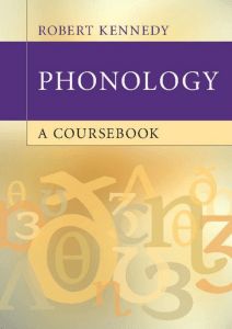 Phonology - A Coursebook