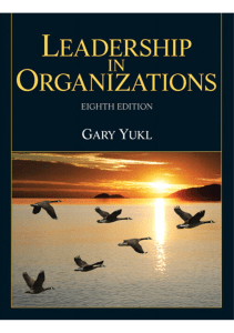 Eighth Edition Leadership in Organizations Gary Yukl ( PDFDrive )