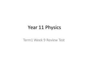 Year 11 Physics Term 1 Week 9 Review Ans (1)