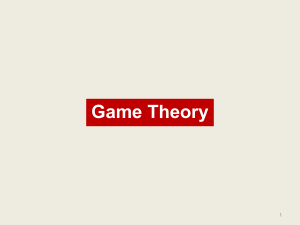 Game Theory (1)