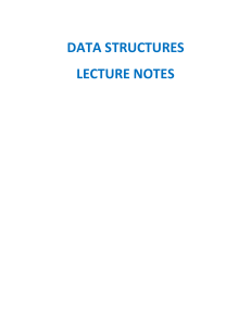 DATA STRUCTURE for bsc 1 st year
