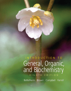 CHEM 101 Frederick A. Bettelheim, William H. Brown, Mary K. Campbell, Shawn O. Farrell - Introduction to General, Organic and Biochemistry , Eighth Edition (with CD-ROM and CengageNOW Printed Access Card)  -Br