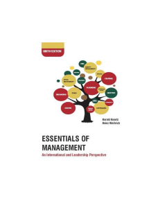 Essentials of Management Textbook