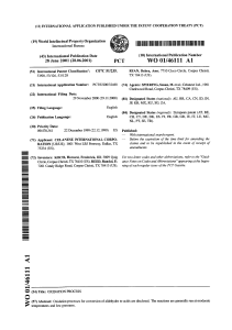 Oxidation Process Patent