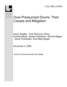 091104 Over-Pressurized Drums, Their Causes and Mitigation