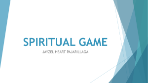 SPIRITUAL GAME