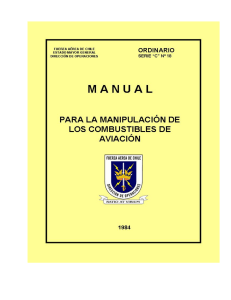 Manual para la manipulación de los combustibles de aviación
