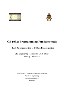 CS1032-Notes-A-Python-2019Intake