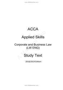 Kaplan Business and Corporate Law LW ST-2019