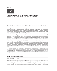 prelec1 basic mos device physics