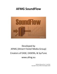 AFMG SoundFlow User's Guide