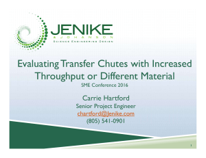 SME 2017 Evaluating Transfer Chutes - C Hartford