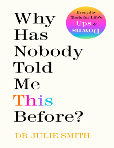 Why Has Nobody Told Me This Before (Julie Smith) Epub