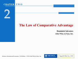 chapter 2 The Law of Comparative Advantage
