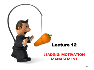 Lecture Motivation 