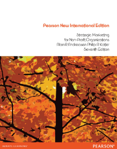 Kotler, Philip Andreasen, Alan R - Strategic Marketing for non-profit Organisations  United States Edition-Pearson Education UK (2013)